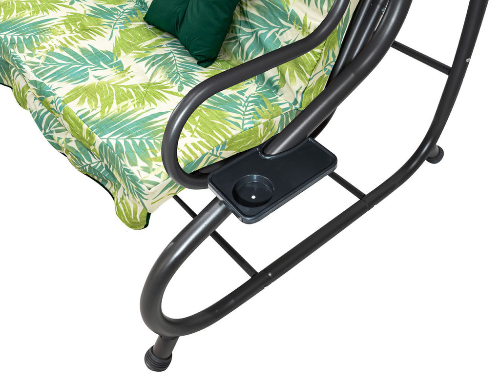 Garden Swing Seat Textylina 2x1 Palm Leaves Pattern