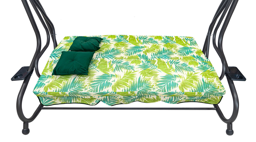 Garden Swing Seat Textylina 2x1 Palm Leaves Pattern