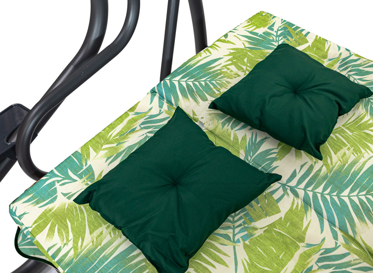 Garden Swing Seat Textylina 2x1 Palm Leaves Pattern