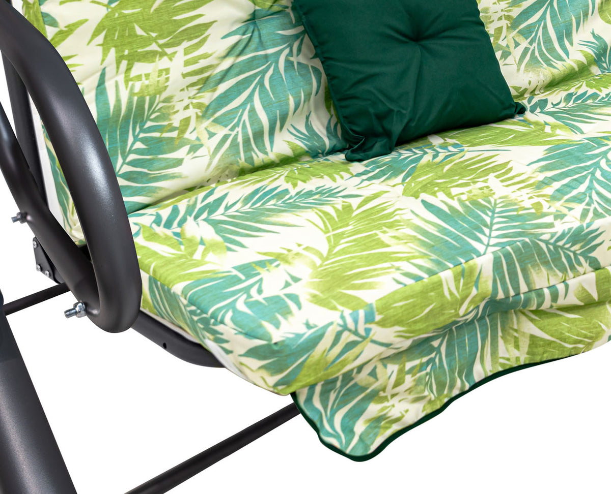 Garden Swing Seat Textylina 2x1 Palm Leaves Pattern