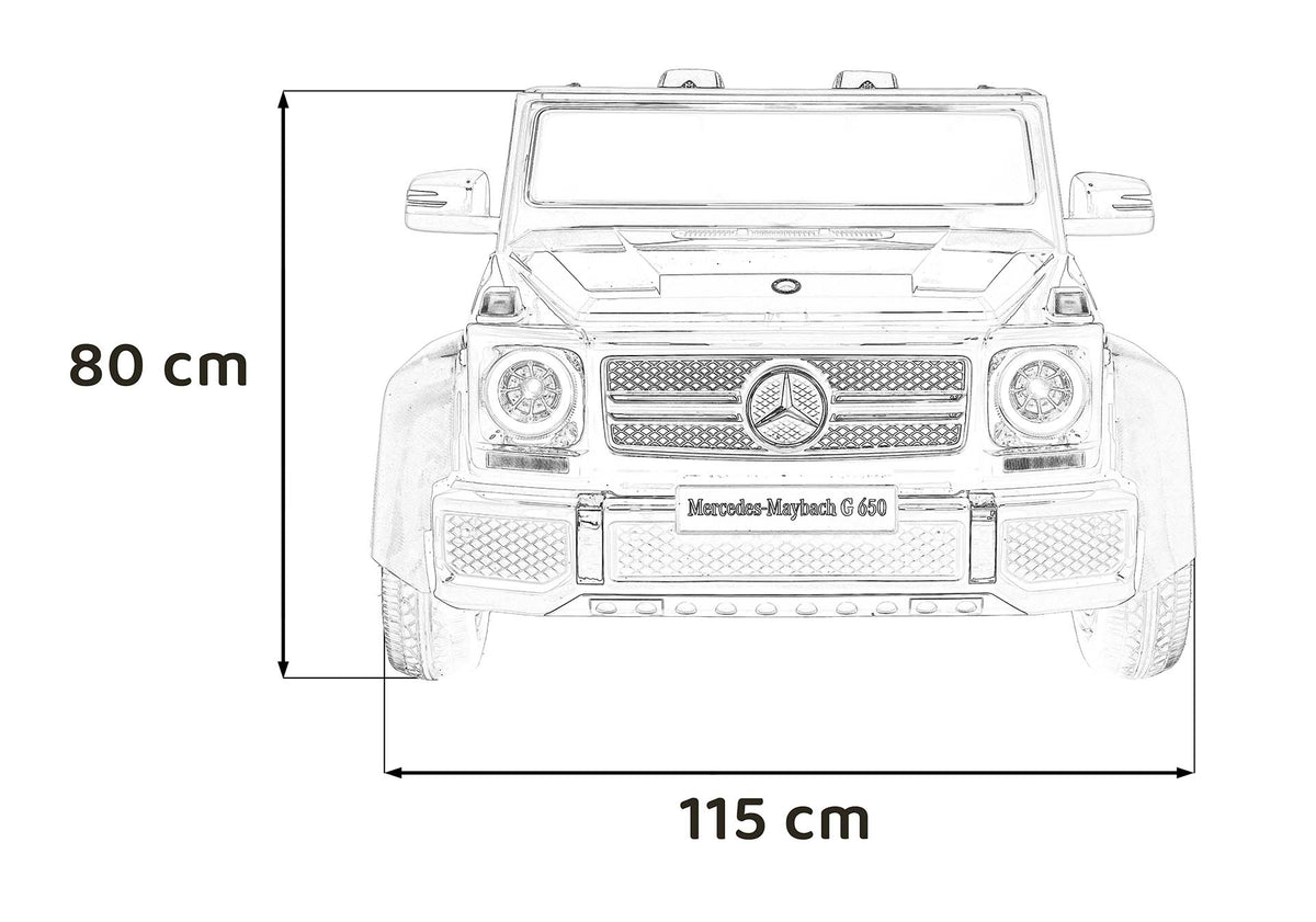 Vehicle Mercedes Benz MAYBACH G650 Blue