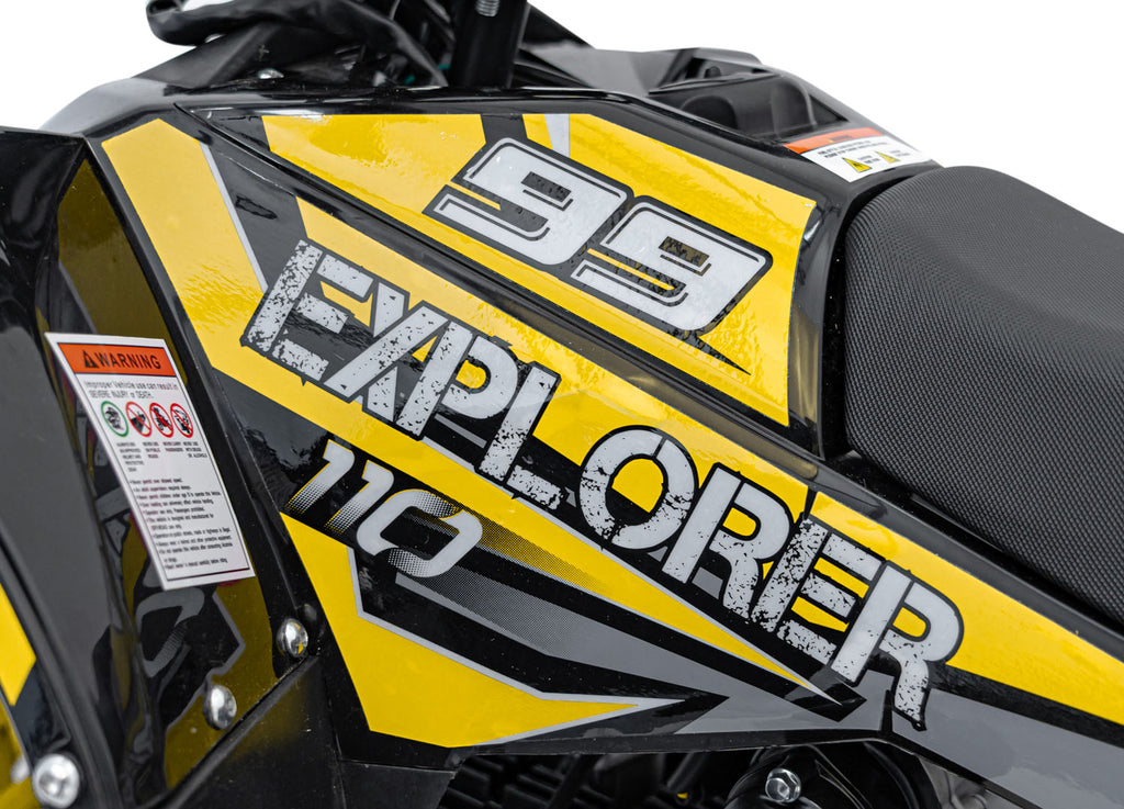 Quad Bike Petrol 110CC EXPLORER Yellow