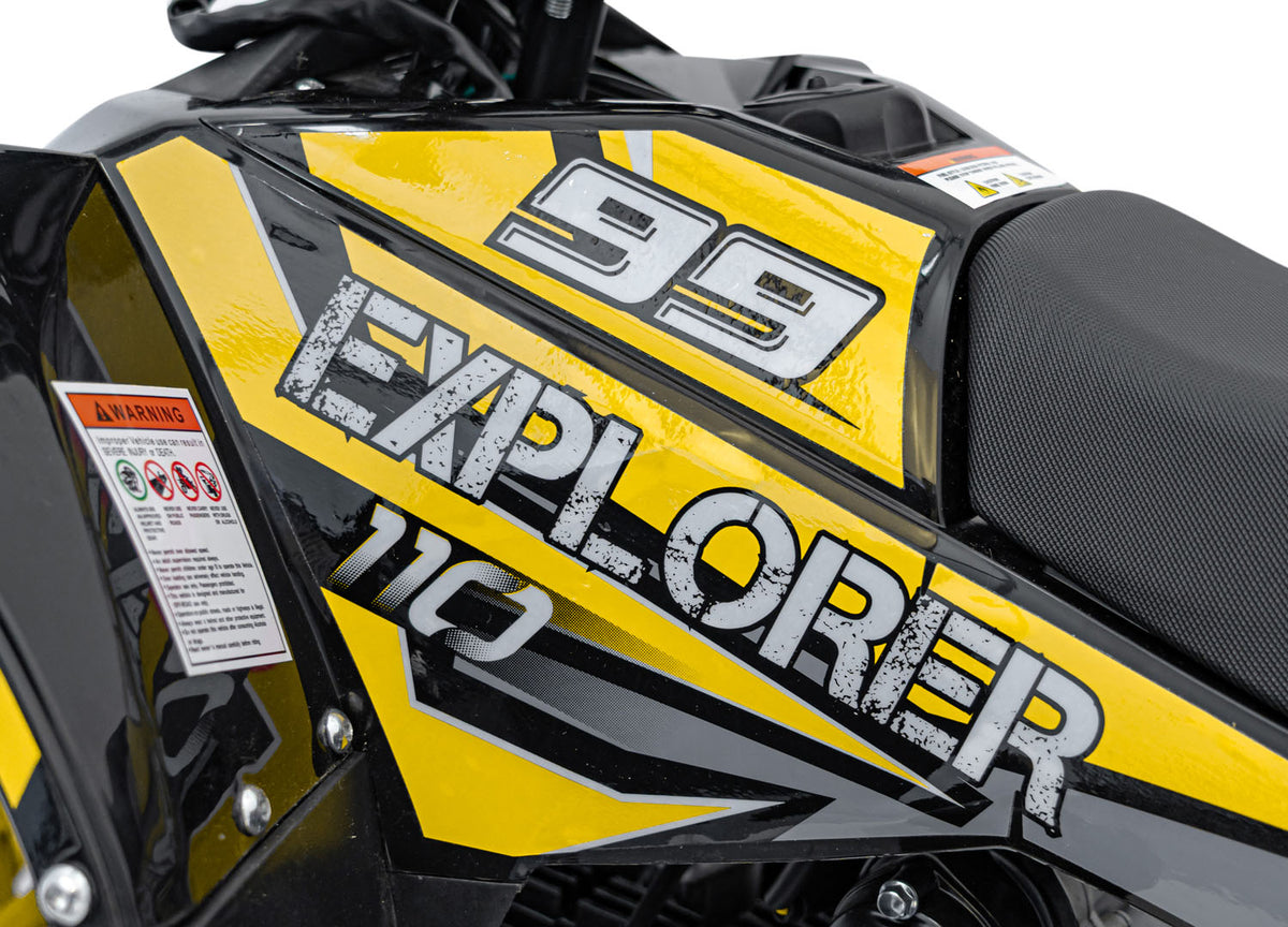 Quad Bike Petrol 110CC EXPLORER Yellow