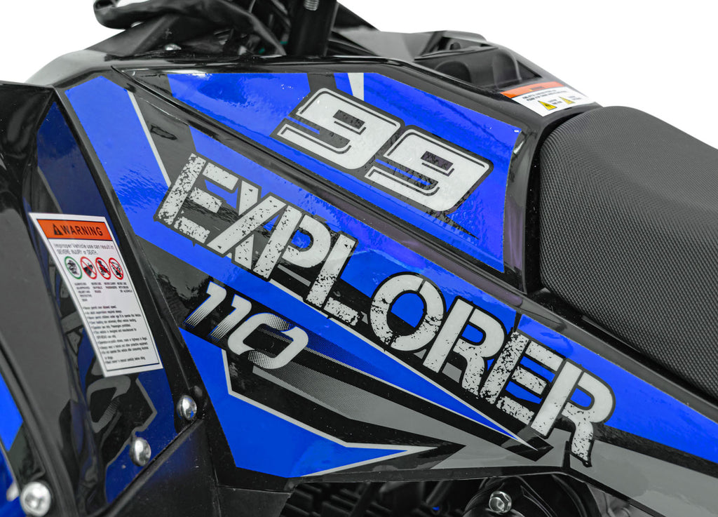 Quad Bike Petrol 110CC EXPLORER Blue
