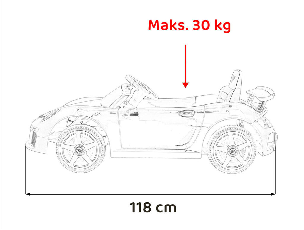RUF CTR3 Red Vehicle