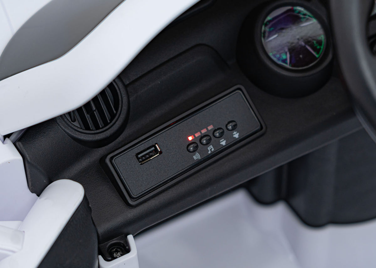 Elektrické autíčko RUF CTR3 biela