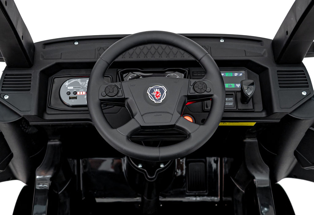 Elektrické autíčko Scania R-SERIE čierna