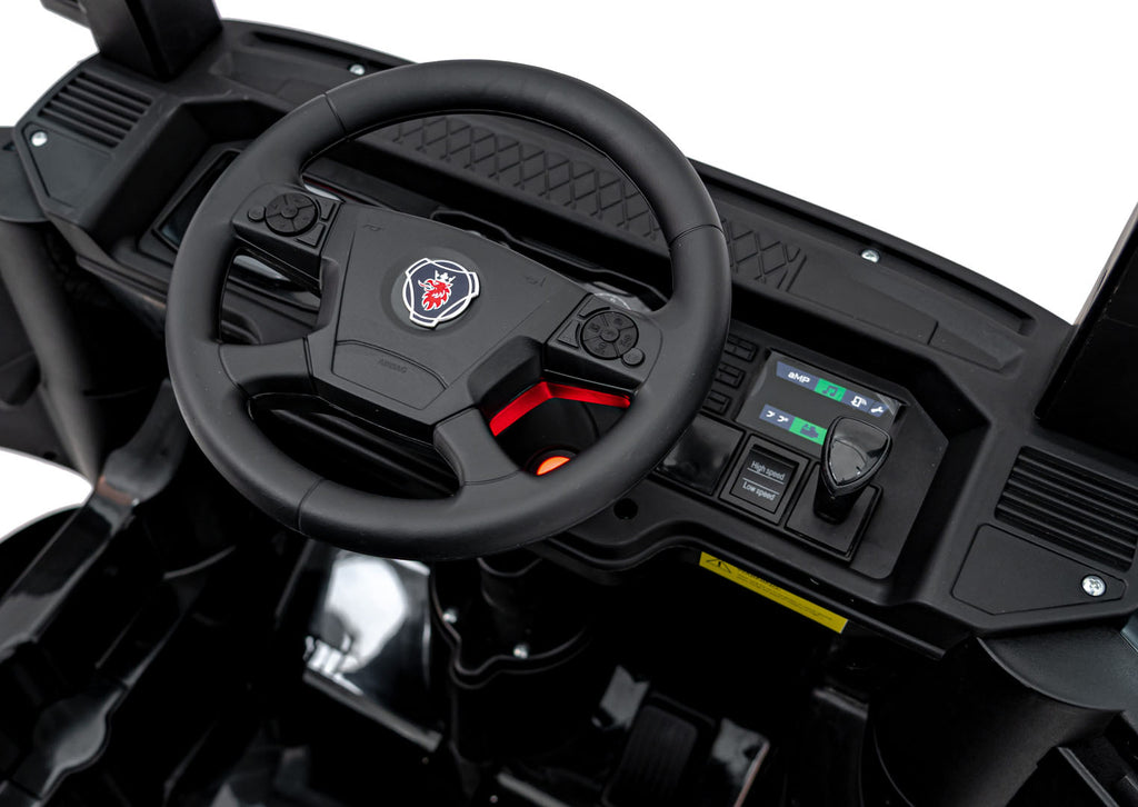 Elektrické autíčko Scania R-SERIE čierna