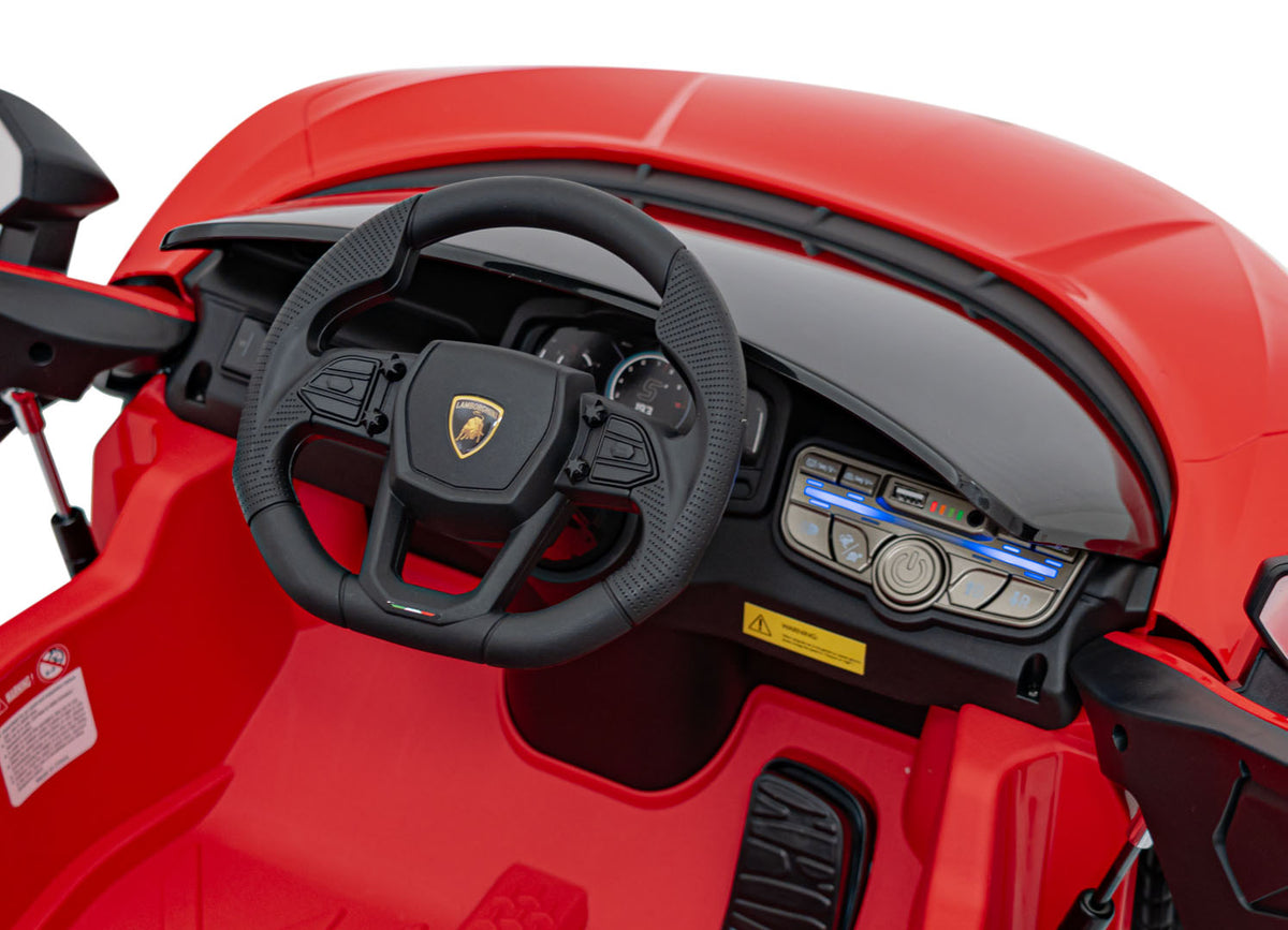 Elektrické autíčko Lamborghini Revuelto červená