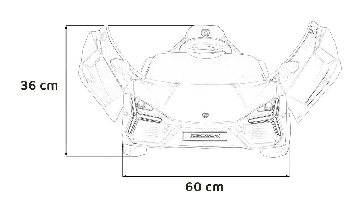 Elektrické autíčko Lamborghini Revuelto oranžová