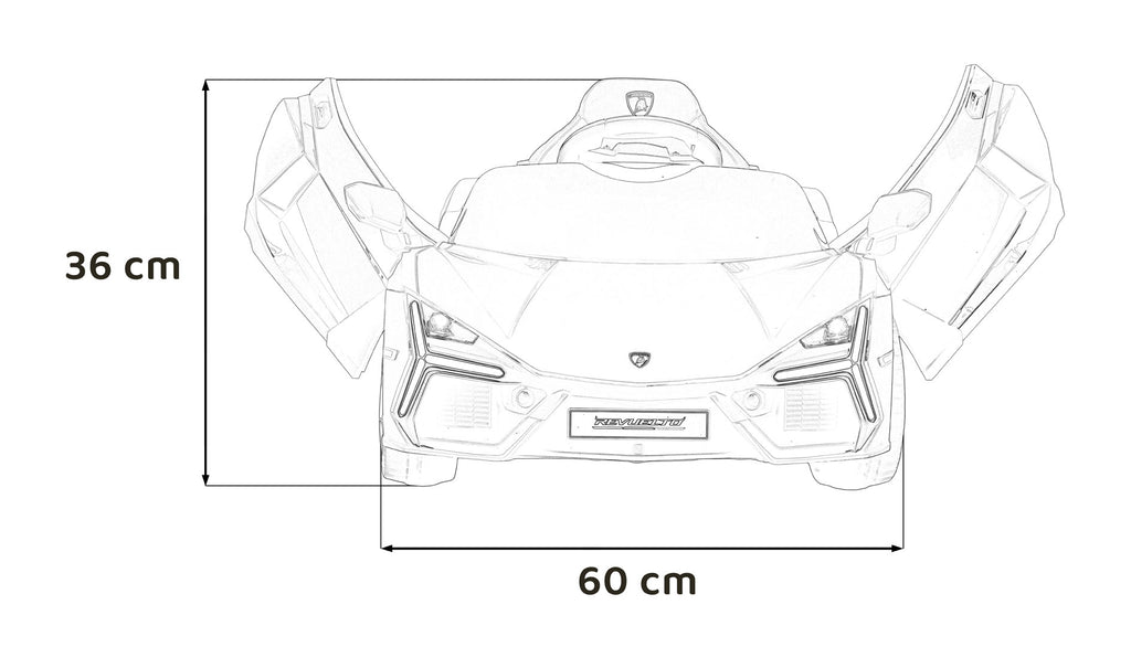 Elektrické autíčko Lamborghini Revuelto modrá