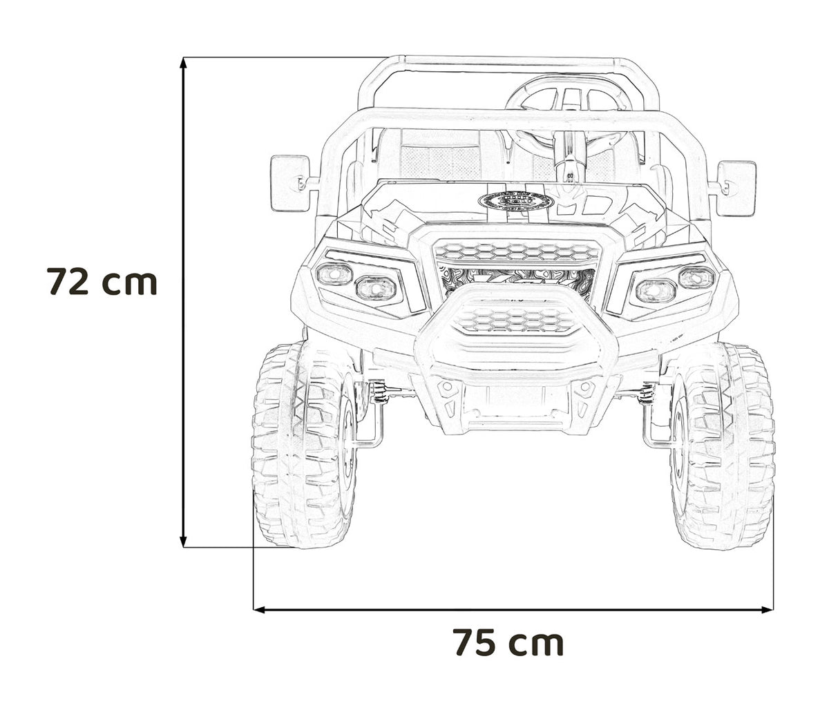 Elektrická buggy Champion zelená Pick-Up
