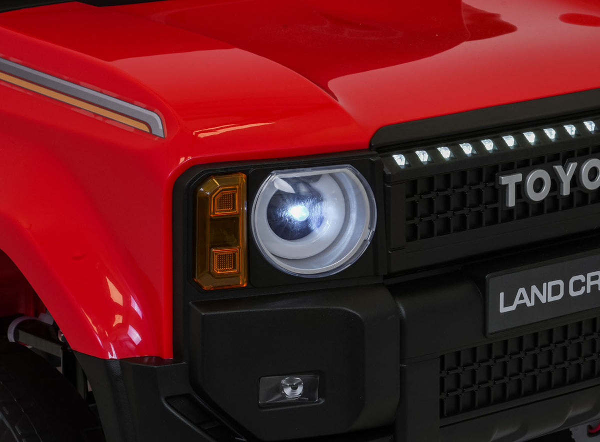 Elektrické autíčko Toyota Land Cruiser PRADO červená