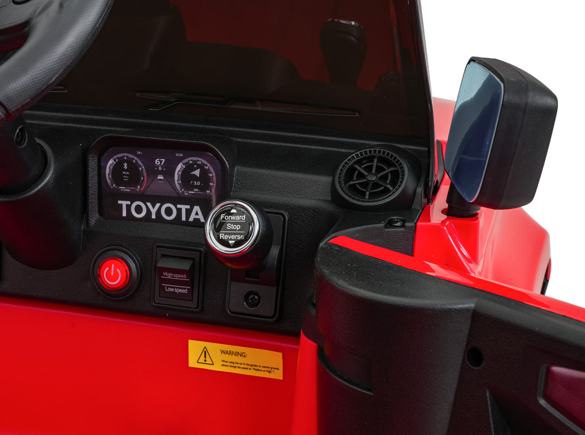 Elektrické autíčko Toyota Land Cruiser PRADO červená
