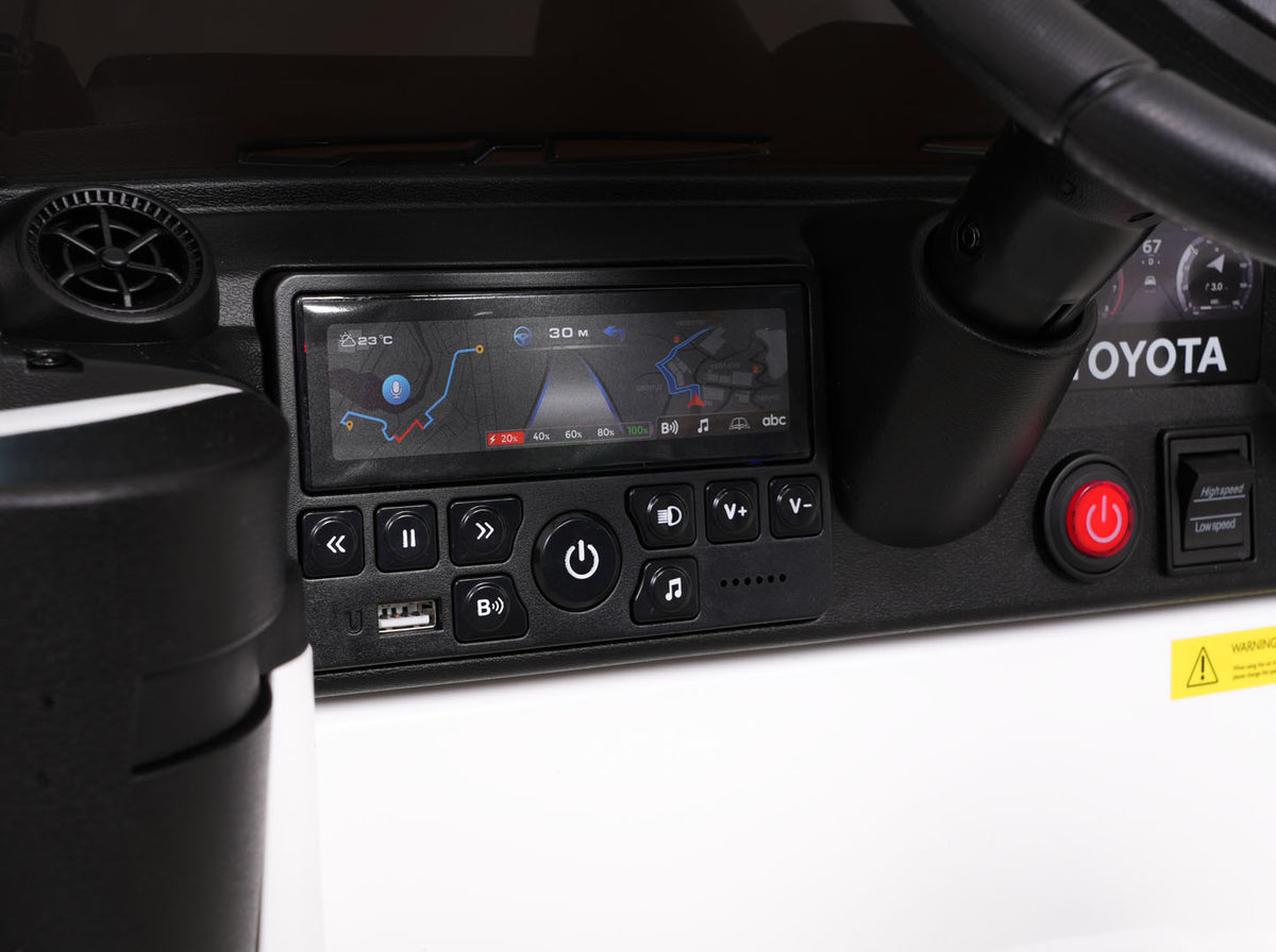Elektrické autíčko Toyota Land Cruiser PRADO biela