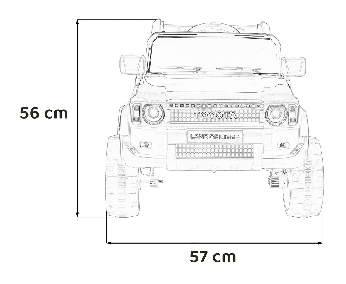 Vehicle Toyota Land Cruiser PRADO White