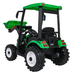 MEGA D68 Tractor Vehicle With Trailer Green