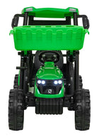 MEGA D68 Tractor Vehicle With Trailer Green
