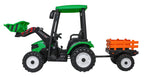 MEGA D68 Tractor Vehicle With Trailer Green