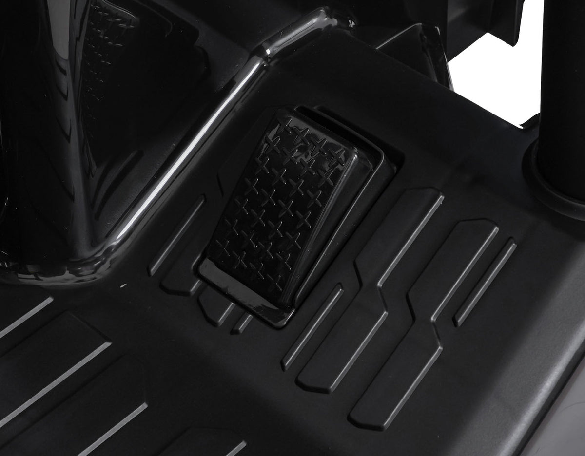 Elektrický traktor MEGA D68 s prívesom zelená