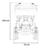 MEGA D68 Tractor Vehicle With Trailer Green