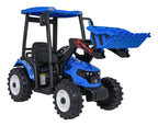 MEGA D68 Tractor Vehicle With Trailer Blue