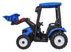 MEGA D68 Tractor Vehicle With Trailer Blue