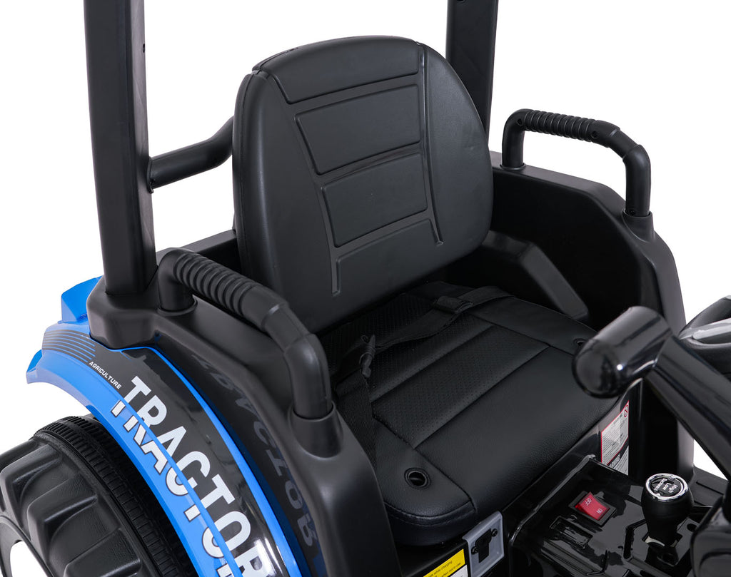 MEGA D68 Tractor Vehicle With Trailer Blue