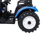 MEGA D68 Tractor Vehicle With Trailer Blue