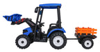 MEGA D68 Tractor Vehicle With Trailer Blue