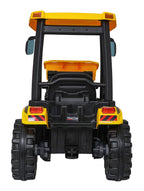 MEGA D68 Tractor Vehicle With Trailer Yellow