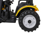 MEGA D68 Tractor Vehicle With Trailer Yellow