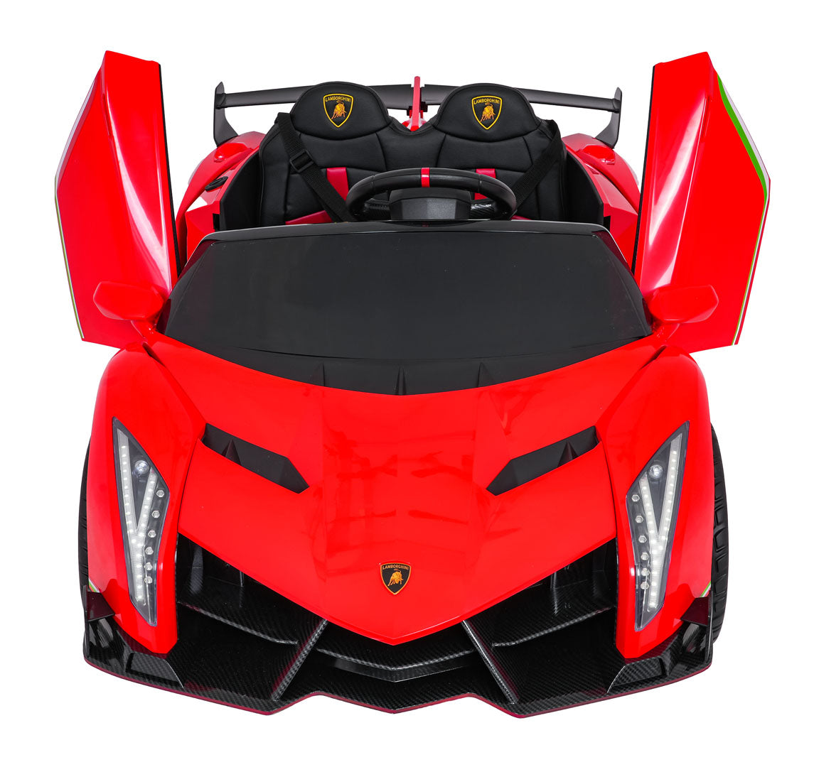 Elektrické autíčko Lamborghini Veneno červená
