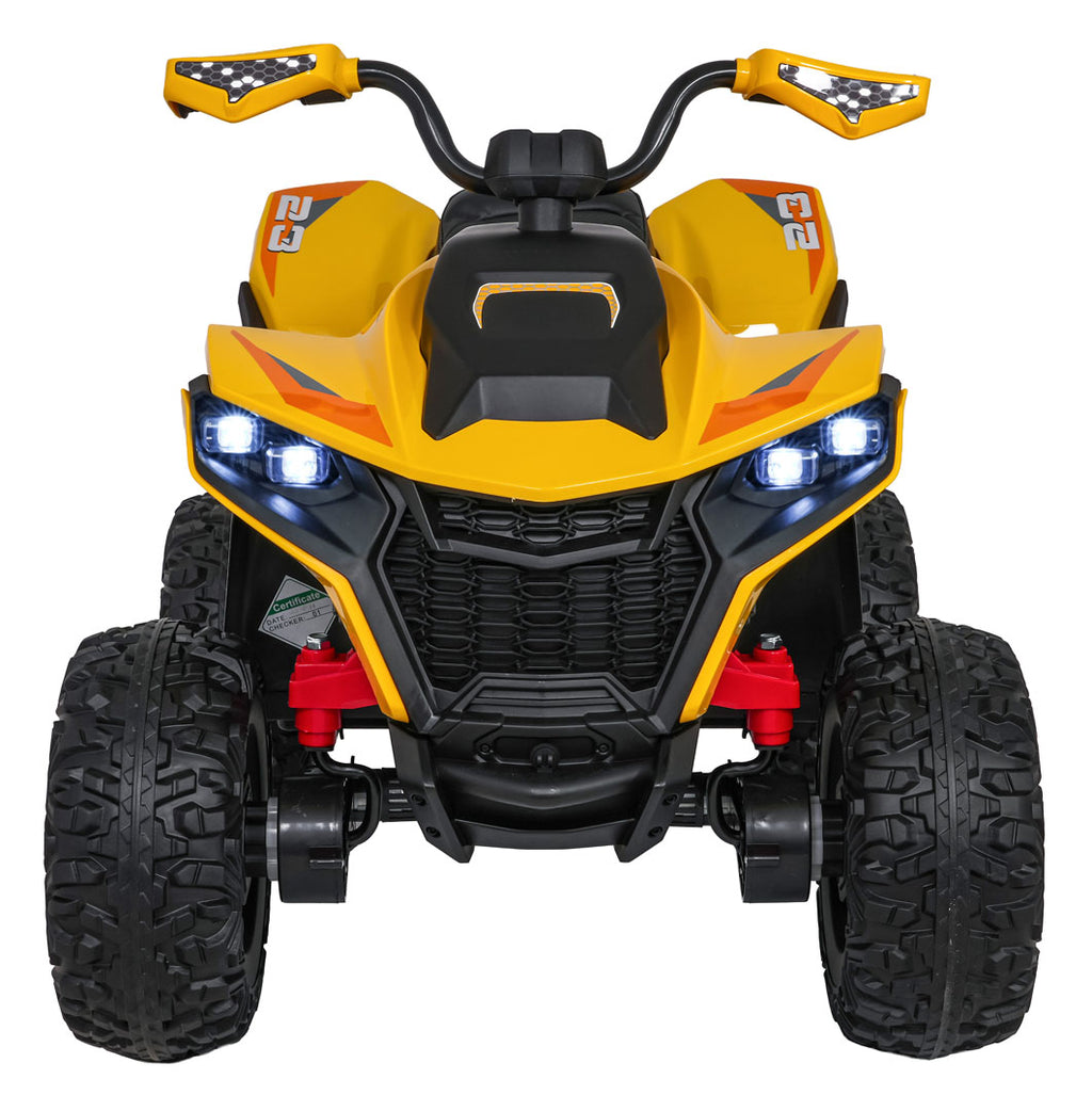 Quad Fast Wheel Vehicle Yellow