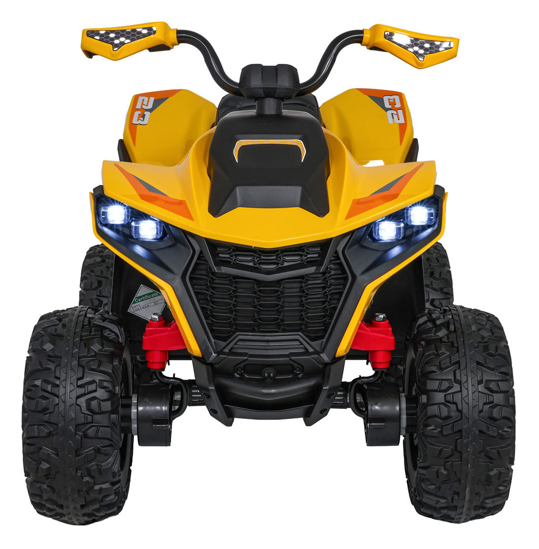 Quad Fast Wheel Vehicle Yellow