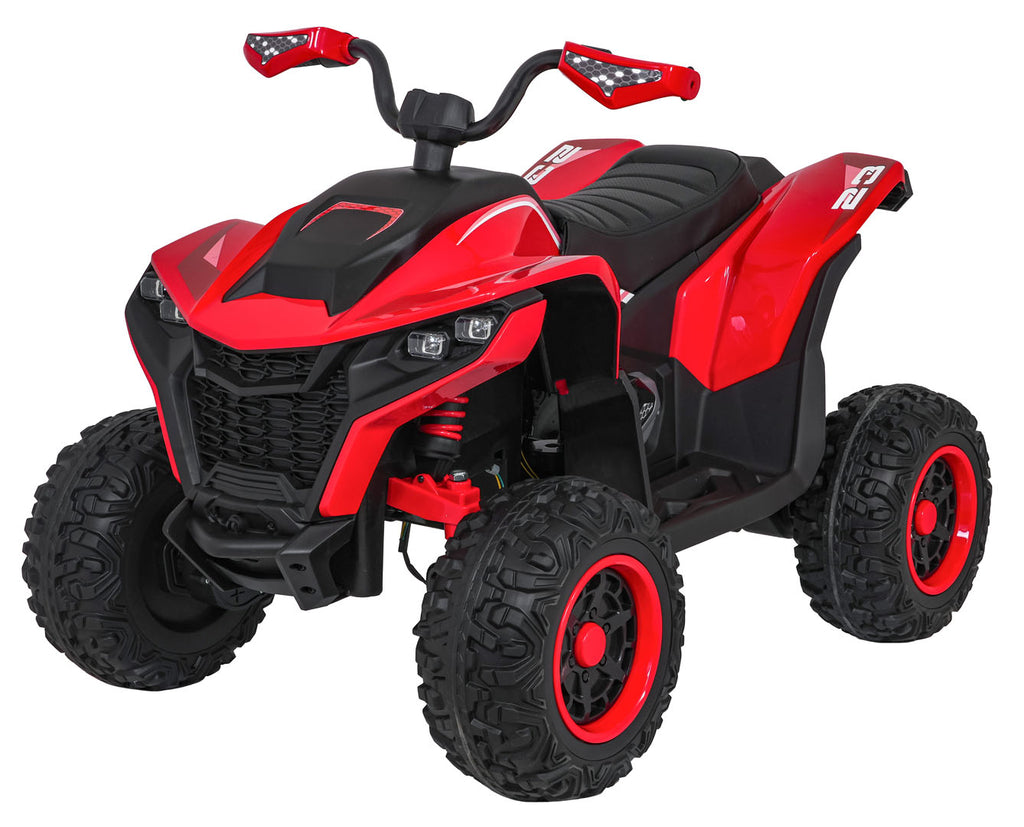 Quad Fast Wheel Vehicle Red