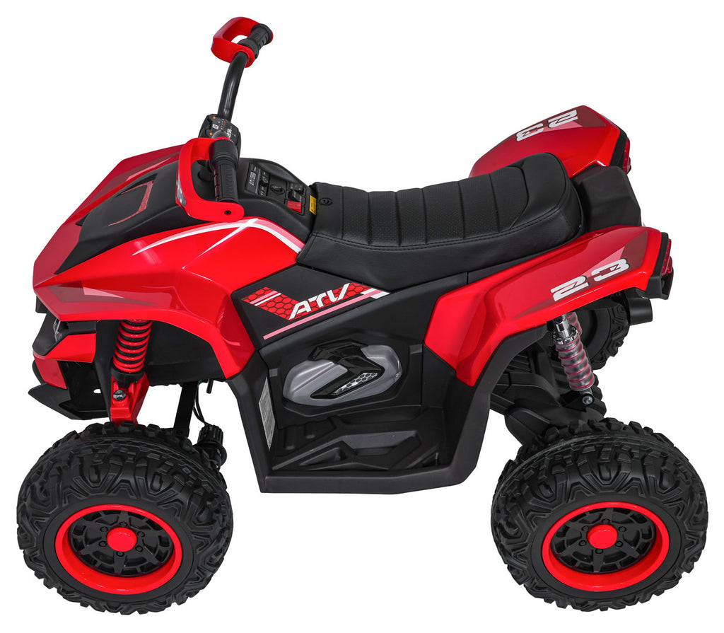 Quad Fast Wheel Vehicle Red