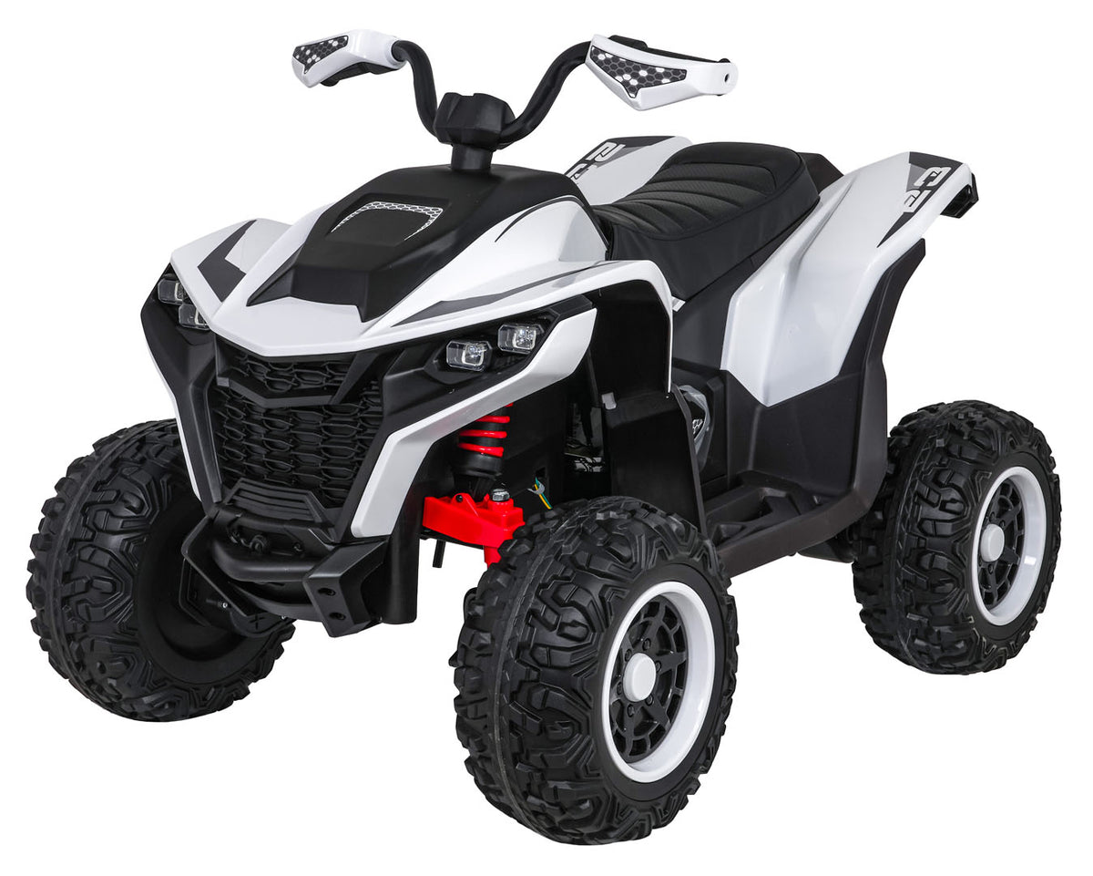 Quad Fast Wheel Vehicle White