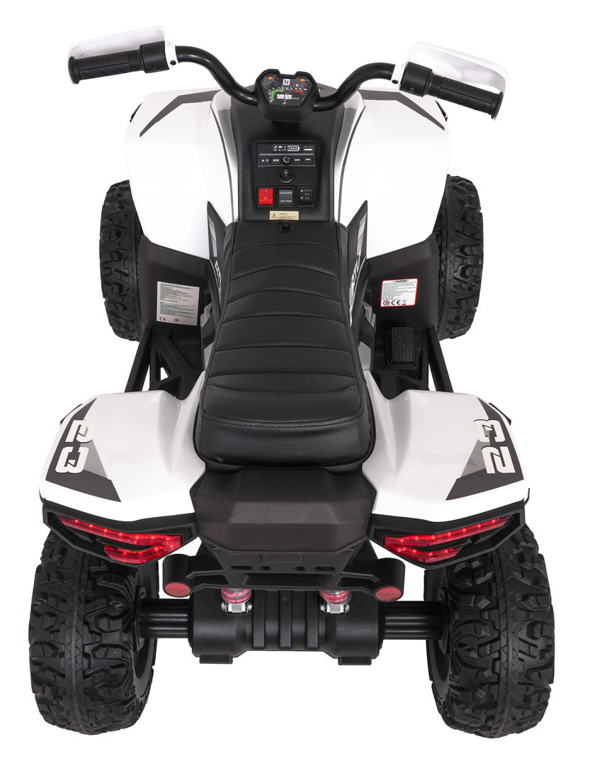 Elektrická štvorkolka Fast Wheel biela