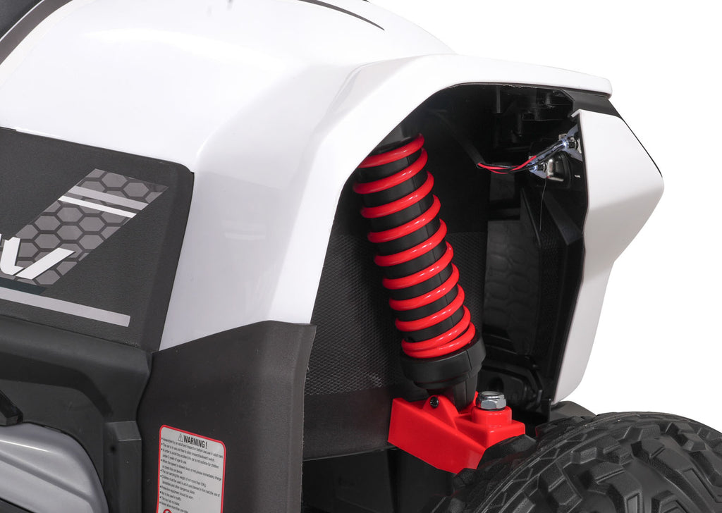 Quad Fast Wheel Vehicle White