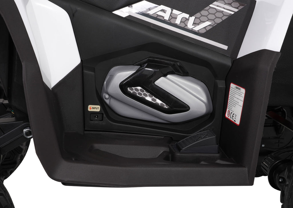 Elektrická štvorkolka Fast Wheel biela