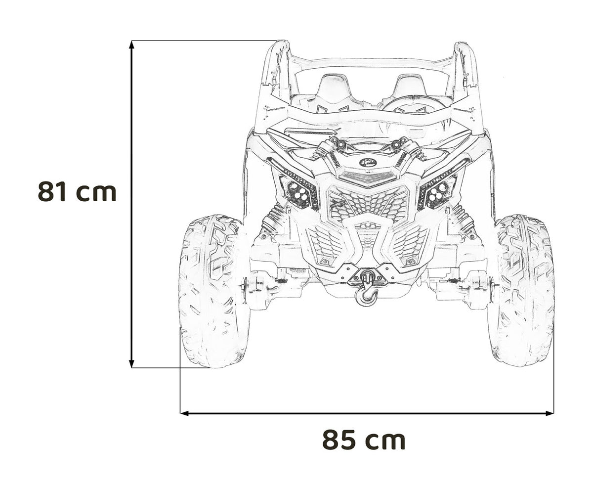 Elektrická buggy Maverick Turbo RR STRONG modrá
