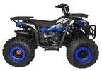 200CC MONSTER Blue Petrol Quad Bike