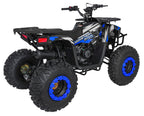200CC MONSTER Blue Petrol Quad Bike