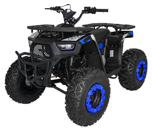 200CC MONSTER Blue Petrol Quad Bike