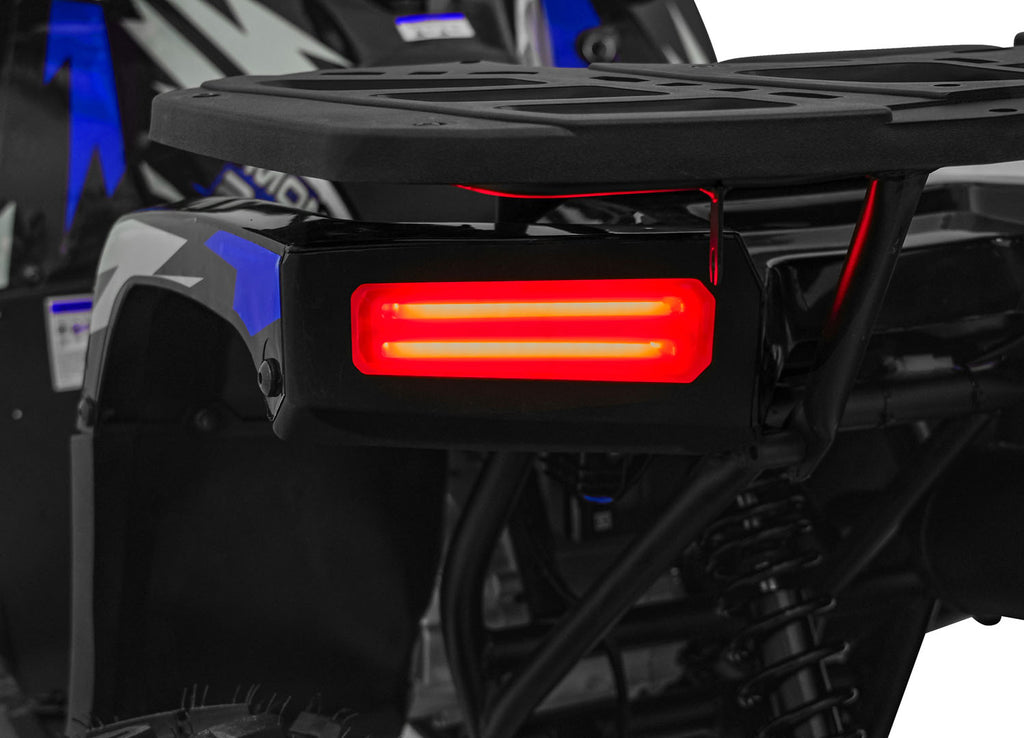 200CC MONSTER Blue Petrol Quad Bike