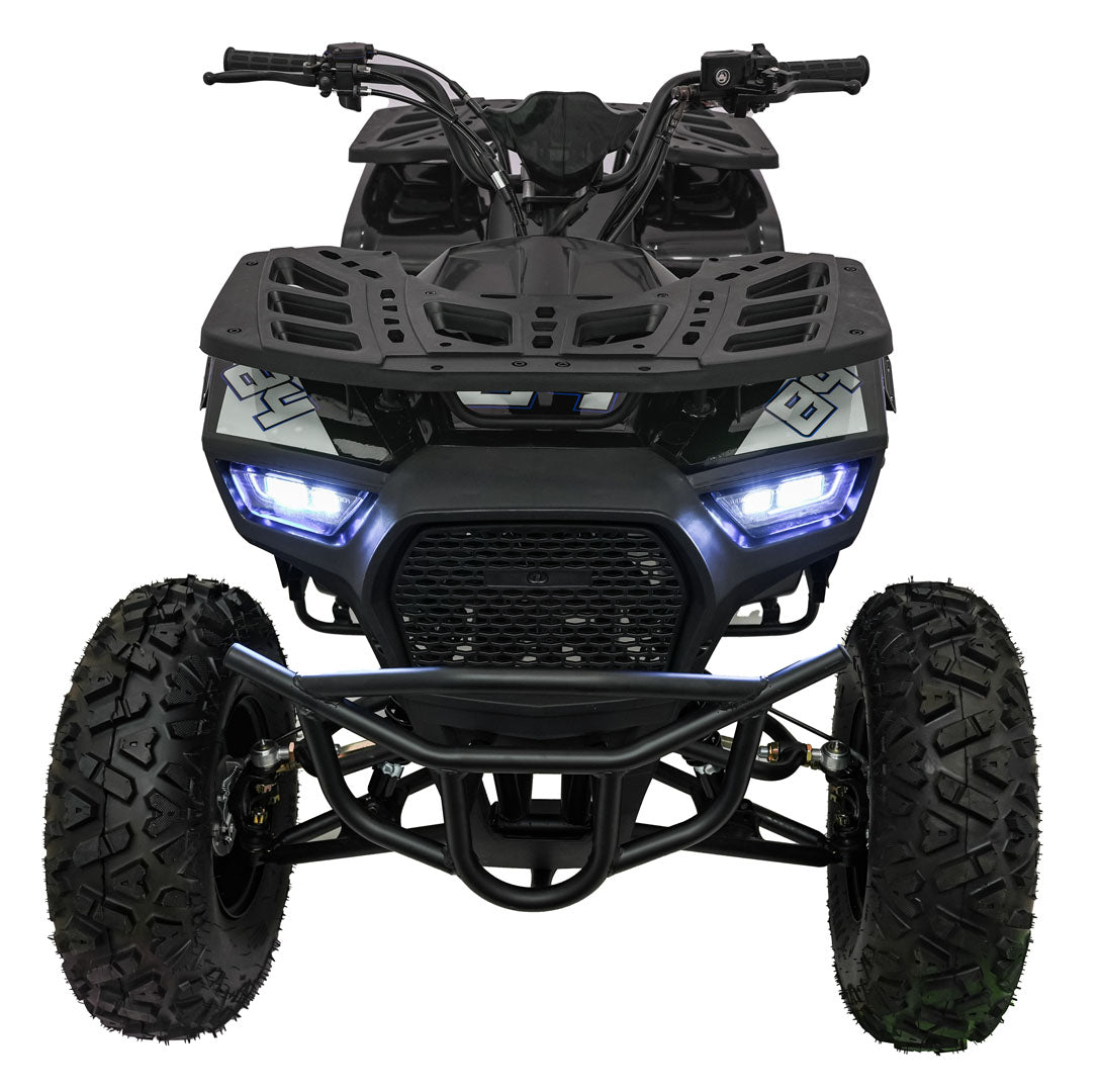 200CC MONSTER Blue Petrol Quad Bike