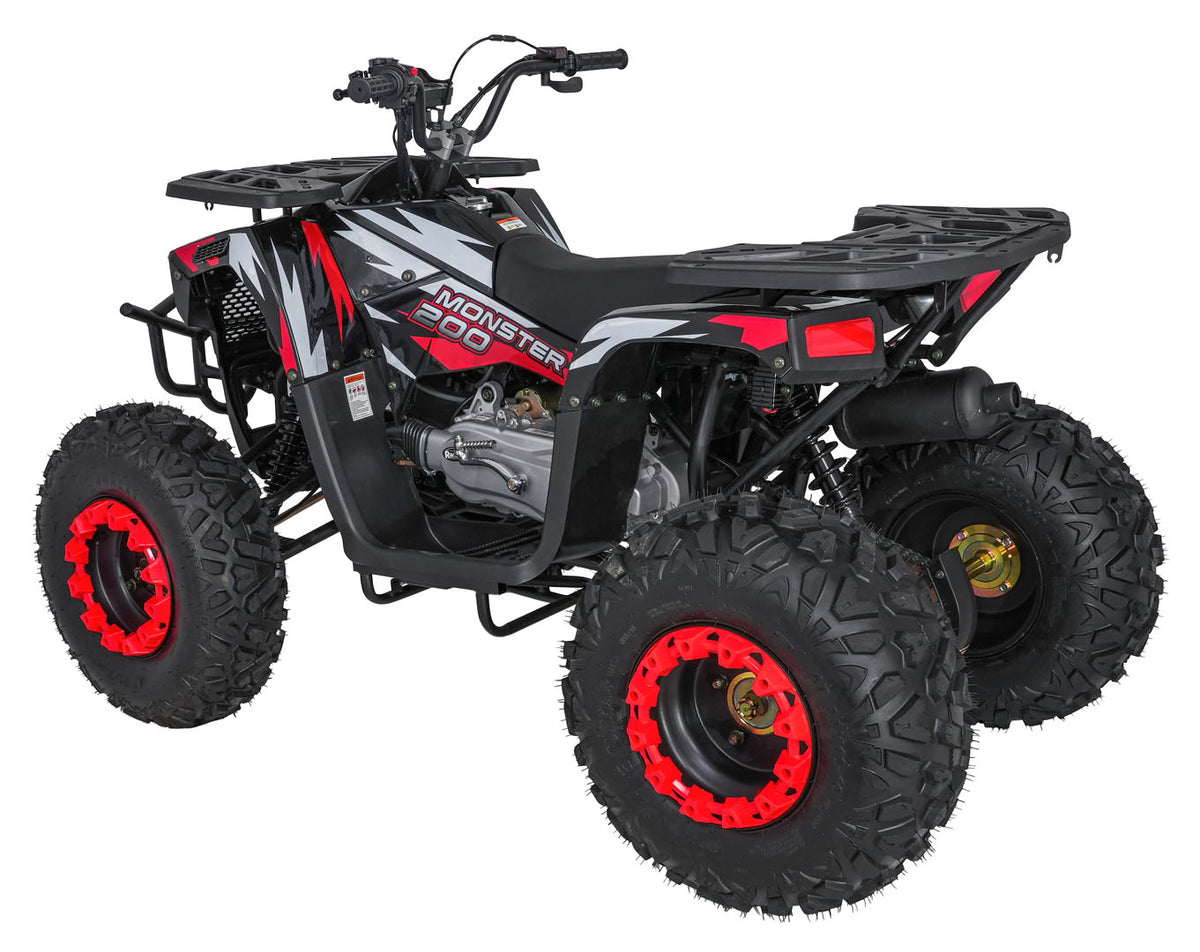 Quad Bike Petrol 200CC MONSTER Red