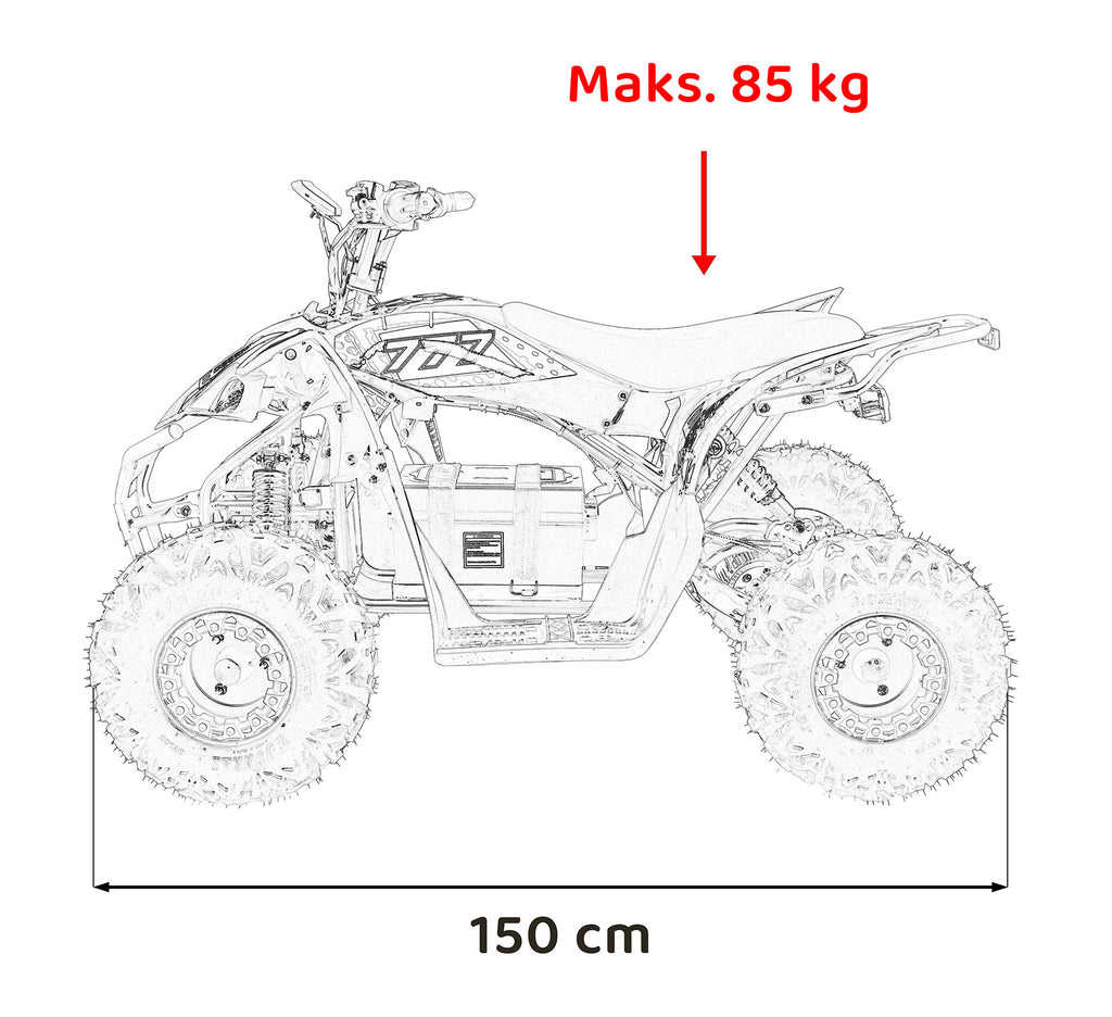 Quad Vehicle DESERT STORM LIFT Blue