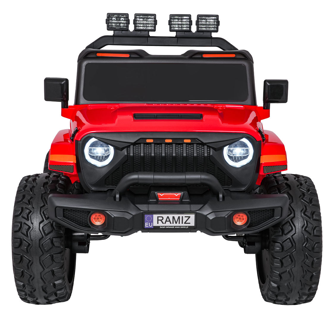 Elektrické autíčko Extreme Sport 4x4 Variable Size červená